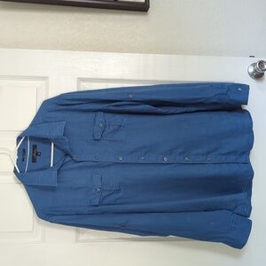 Marc Anthony mens XL 100% linen long sleeve shirt